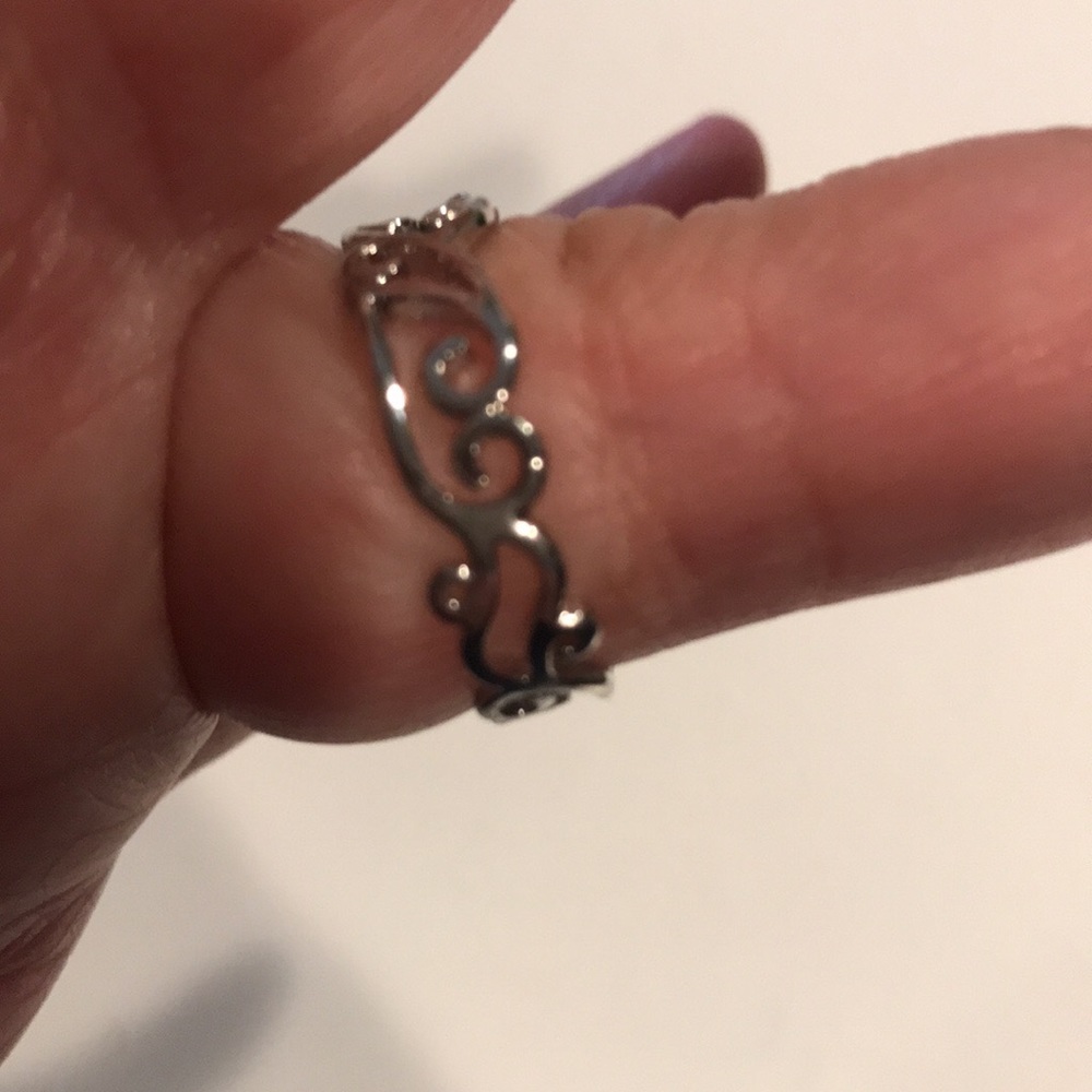 STAINLESS STEEL ROSE RING - Picture 2 of 4